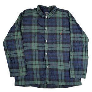 Polo Ralph Lauren Sleepwear Mens XL Plaid Button Down Sleep Shirt